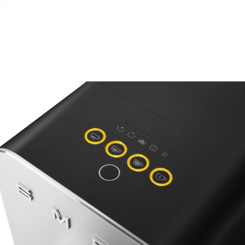 Автоматическая кофемашина со встроенной кофемолкой, давление 19 бар, емкость резервуара для воды 1.4 л, емкость контейнера для зерен 150 г, поддон для сбора капель, цвет черный