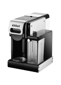 Кофемашина Kitfort КТ-7675 1460Вт фиолетовый/нержавеющая сталь