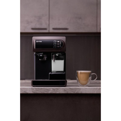 Кофеварка рожковая Vitek VT-1517 VT 1238Вт фиолетовый