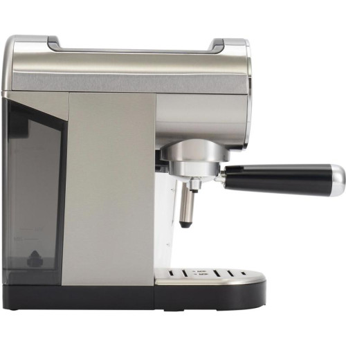 Кофеварка рожковая Hyundai HEM-4305 1350Вт серебристый/черный