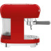 Ручная кофемашина Smeg, стиль 50-х, регулируемая температура кофе, давление 15 бар, емкость контейнера для воды 1.1 л, цвет красный Ручная кофемашина Smeg, стиль 50-х, регулируемая температура кофе, давление 15 бар, емкость контейнера для воды 1.1 л, цвет красный