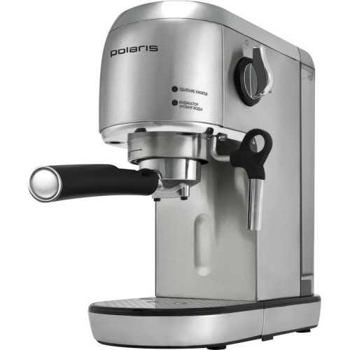 Кофеварка рожковая Polaris PCM 2001AE 1400Вт нержавеющая сталь