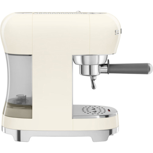 Ручная эспрессо кофемашина, стиль 50-х г.г., кремовый цвет