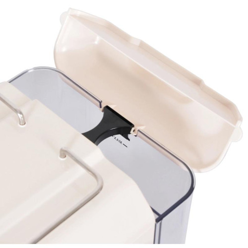 Кофеварка рожковая Hyundai HEM-5300 850Вт бежевый/серебристый