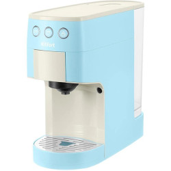 Кофеварка рожковая Kitfort КТ-7466 1450Вт голубой/белый