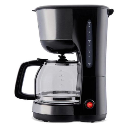 Кофеварка капельная Domfy metal DSM-CM301 1000Вт черный/серебристый