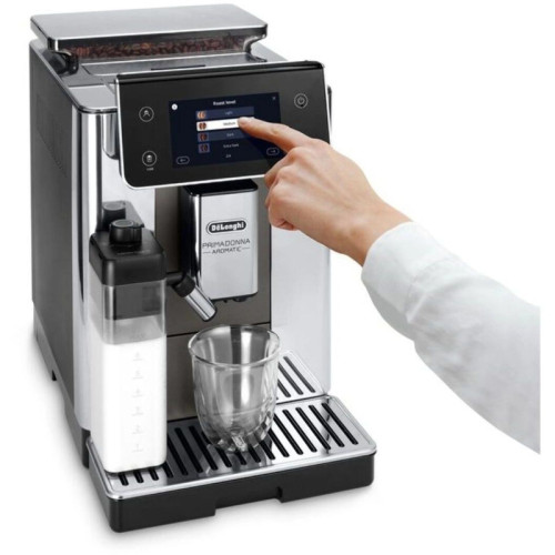 Кофемашина Delonghi Primadonna Aromatic ECAM630.75.TSM 1450Вт серебристый/черный Кофемашина Delonghi Primadonna Aromatic ECAM630.75.TSM 1450Вт серебристый/черный