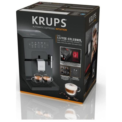 Кофемашина Krups Essential EA870810 1450Вт черный/нержавеющая сталь