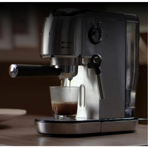 Кофеварка рожковая Polaris PCM 2001AE 1400Вт нержавеющая сталь