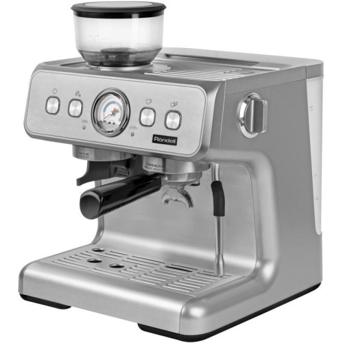 Кофемашина Rondell RDE-1105 1550Вт серебристый Кофемашина Rondell RDE-1105 1550Вт серебристый