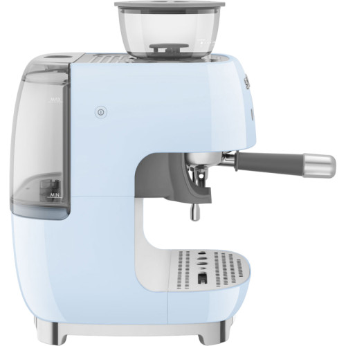 SMEG EGF03PBEU Кофемашина-эспрессо со встроенной кофемолкой, цвет пастельный голубой