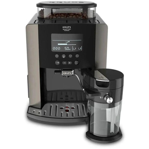 Кофемашина Krups Arabica Latte EA819E10 1450Вт черный/коричневый
