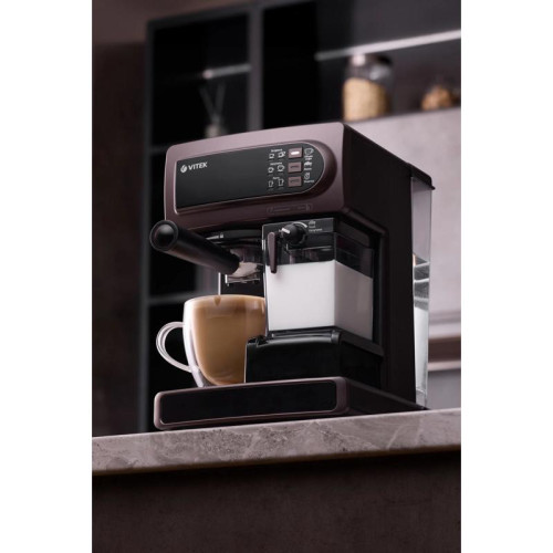 Кофеварка рожковая Vitek VT-1517 VT 1238Вт фиолетовый