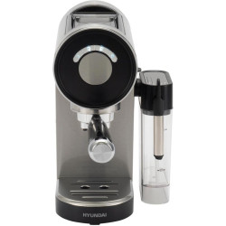 Кофеварка рожковая Hyundai HEM-4305 1350Вт серебристый/черный
