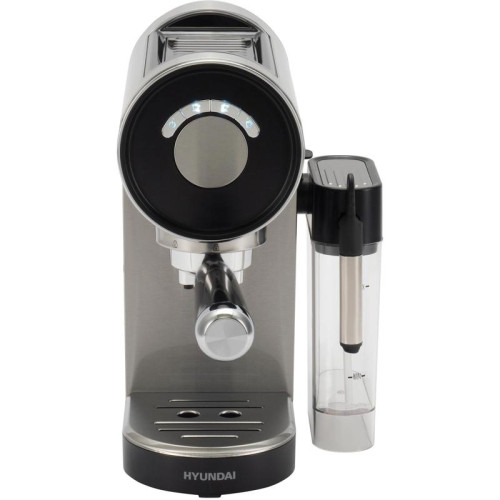 Кофеварка рожковая Hyundai HEM-4305 1350Вт серебристый/черный