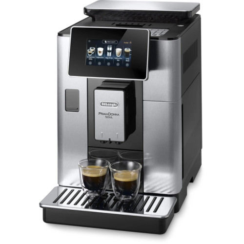 Кофемашина Delonghi Primadonna Soul ECAM610.74.MB 1450Вт черный/серебристый Кофемашина Delonghi Primadonna Soul ECAM610.74.MB 1450Вт черный/серебристый