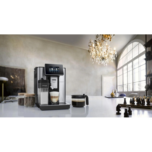 Кофемашина Delonghi Primadonna Soul ECAM610.74.MB 1450Вт черный/серебристый Кофемашина Delonghi Primadonna Soul ECAM610.74.MB 1450Вт черный/серебристый