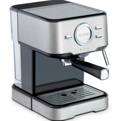 Кофеварка рожковая Vitek VT-1520 850Вт серебристый/черный