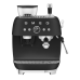 Ручная кофемашина с кофемолкой SMEG, мощность 1650 Вт, 15 бар, двойной термоблок, конические жернова, объем резервуара для воды 2.4л, кнопочное/рычажное управление, цвет черный