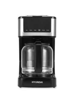 Кофеварка капельная Hyundai HYD-1212 900Вт черный/серебристый