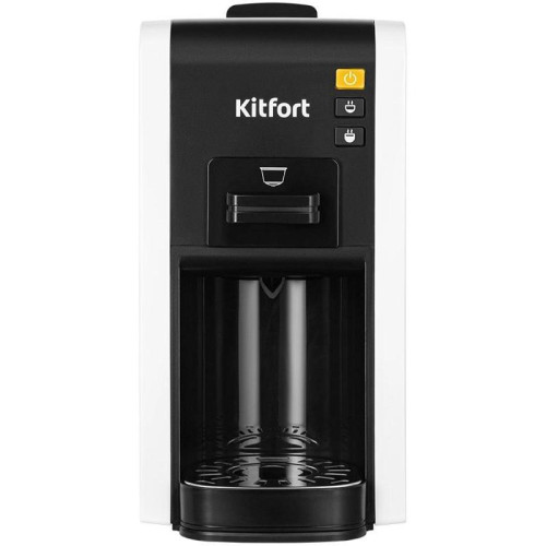 Кофеварка рожковая Kitfort КТ-7467 1100Вт белый/черный
