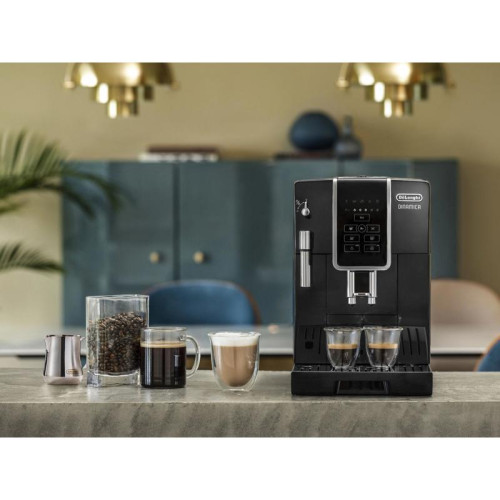 Кофемашина Delonghi Dinamica ECAM350.15.B 1450Вт черный