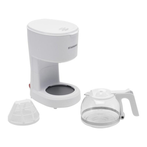 Кофеварка капельная Starwind STD0611 600Вт белый
