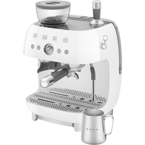 SMEG EGF03WHEU Кофемашина-эспрессо со встроенной кофемолкой, цвет белый
