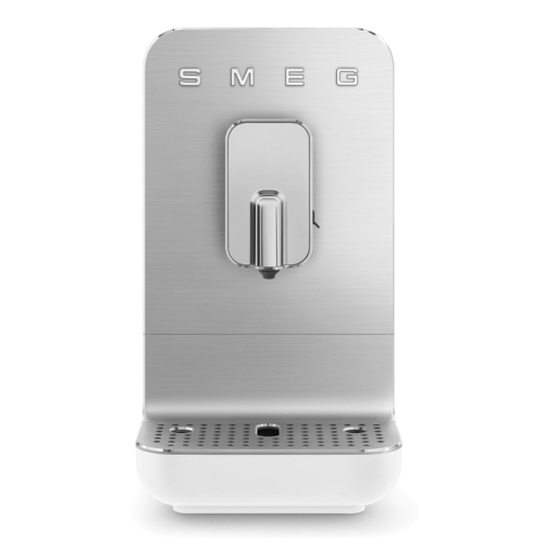 Автоматическая кофемашина, мощность 1350 Вт, регулируемый уровень помола, размер порции, жесткость воды, подсветка диспенсера, автоматическое выключение, кнопочное управление, объем резервуара 1.4 л, поддон для сбора капель, давление 19 бар, цвет белый