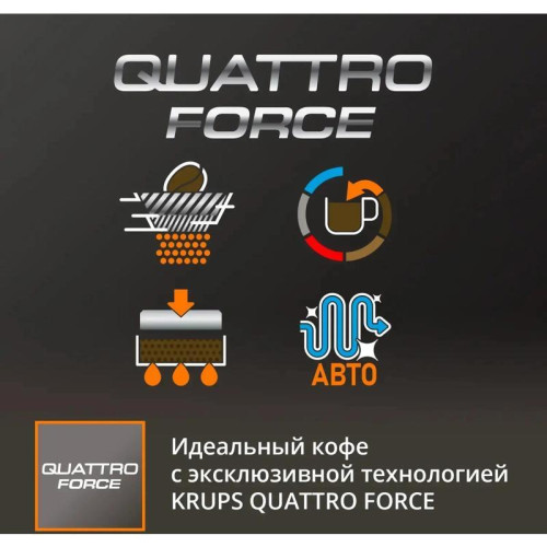 Кофемашина Krups EA811810 1450Вт черный