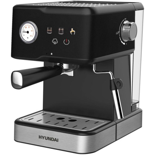 Кофеварка рожковая Hyundai HEM-4204 1000Вт черный
