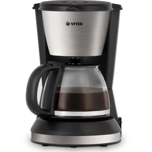 Кофеварка капельная Vitek VT-1506 BK 550Вт черный/серебристый