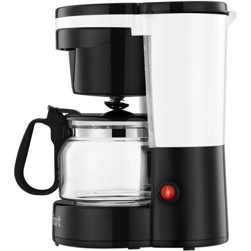 Кофеварка капельная Kitfort КТ-7486 550Вт черный/белый