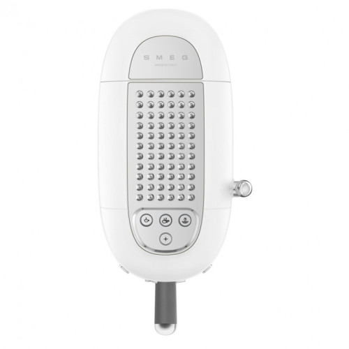 Ручная кофемашина Smeg, стиль 50-х, регулируемая температура кофе, давление 15 бар, емкость контейнера для воды 1.1 л, цвет белый