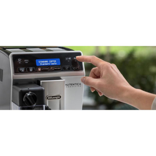 Кофемашина Delonghi Autentica ETAM29.660.SB 1450Вт серебристый/черный