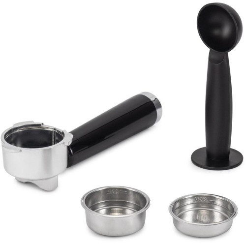 Кофеварка рожковая Hyundai HEM-9999 1350Вт серебристый