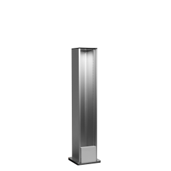 Donel Напольная мини-колонна односторонняя 12 мод. (6мод. 45х45), высота 315мм, цвет алюминий