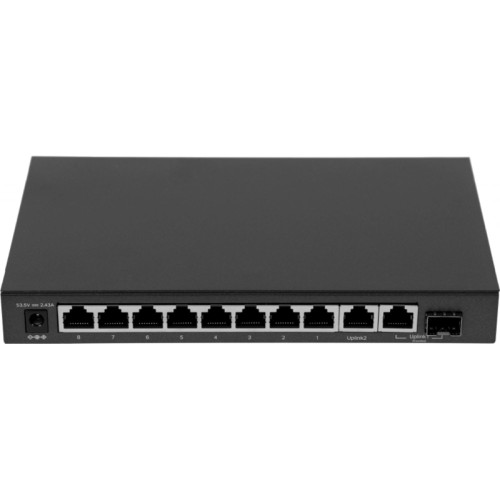 Коммутатор/ 10-Port Gigabit Desktop Switch with 8-Port PoE+