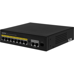 Коммутатор Netis P110GH (L2) 8x100Мбит/с 2x1Гбит/с 1SFP 8PoE 8PoE+ 120W неуправляемый