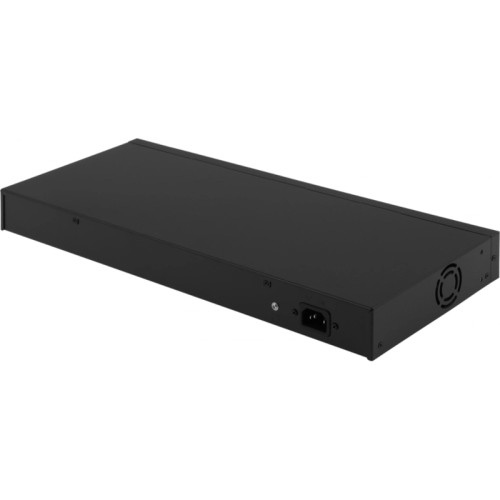 Коммутатор Netis P124GH (L2) 24x100Мбит/с 2x1Гбит/с 1xКомбо(1000BASE-T/SFP) 1SFP 24PoE 24PoE+ 360W неуправляемый