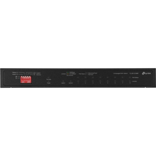 Коммутатор/ 10-Port Gigabit Desktop Switch with 8-Port PoE+