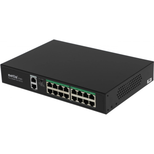 Коммутатор Netis P116GC (L2) 18x1Гбит/с 16PoE+ 240W неуправляемый
