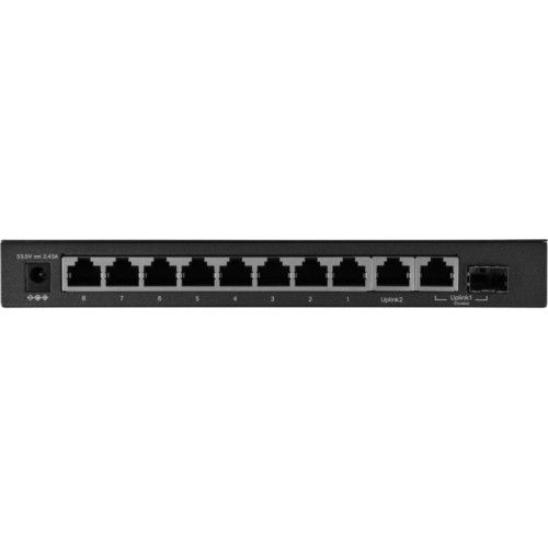 Коммутатор/ 10-Port Gigabit Desktop Switch with 8-Port PoE+
