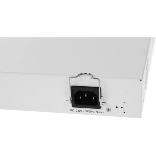 Коммутатор/ CRS328-24P-4S+RM Cloud Router Switch 24 port Gigabit Ethernet router/switch with four 10Gbps SFP+ ports in 1U rackmount case, Dual Boot and PoE output, 500W