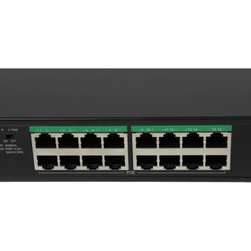 Коммутатор Netis P116GC (L2) 18x1Гбит/с 16PoE+ 240W неуправляемый