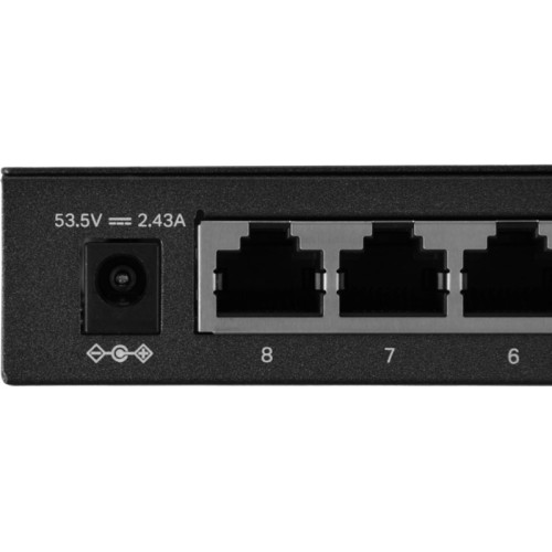 Коммутатор/ 10-Port Gigabit Desktop Switch with 8-Port PoE+