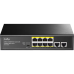 Коммутатор/ 8-Port 10/100M PSE RJ-45  +2 RJ45 10/100/1000M Uplink Port Unmanaged PoE+ Switch 120W, CCTV/VLAN mode support, long distance:250M at CCTV mode. Support PD Alive Function, ±4 KV Surge Protection,  802.3af/at standard,  Alternative 1/2(+),3/6(-)