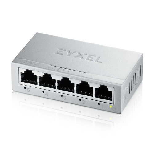 Коммутатор/ Коммутатор Zyxel GS-105B v5, 5 портов 1000 Мбит/с, настольный, металлический корпус