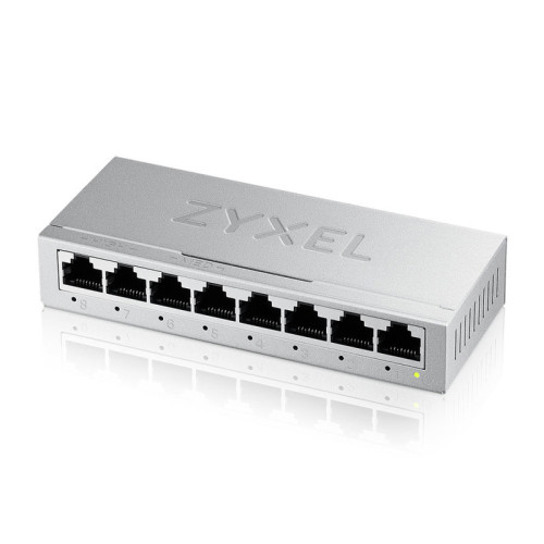Коммутатор/ Коммутатор Zyxel GS-108B v5, 8 портов 1000 Мбит/с, настольный, металлический корпус