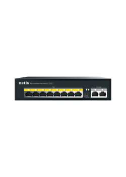Коммутатор Netis P110C (L2) 10x100Мбит/с 8PoE+ 120W неуправляемый